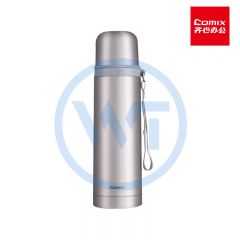 齐心 L311 保温杯460ml 银色