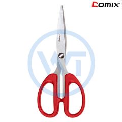齐心 B2717 多用途剪刀210mm 红色