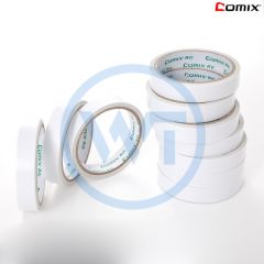 齐心 MJ1810 双面棉纸胶带18mm*10y 白色