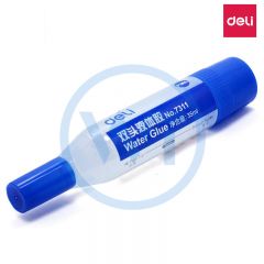 得力 7311 双头液体胶35ml 蓝色