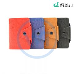 得培力(Depli) D-038 高档彩色皮质卡包 颜色随机
