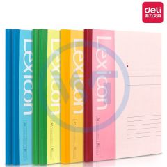 得力 7654 A5办公无线装订本80张 混色 6本/包
