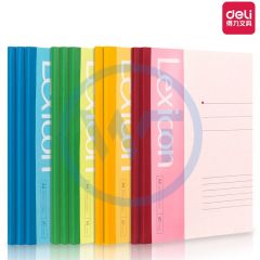 得力 7658 A4办公无线装订本60张 混色 10本/包