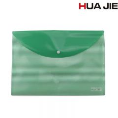 华杰 EN1000 A4文件袋/圆形盖按扣袋10个装