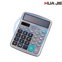 华杰 HS8123 12位办公商务太阳能计算器