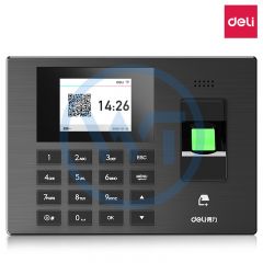得力 3960CSE 智能企业云考勤机 指纹/手机定位考勤 黑色