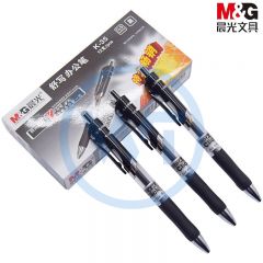 晨光 K35A 按动经典子弹头中性笔0.5mm 黑色 12支/盒