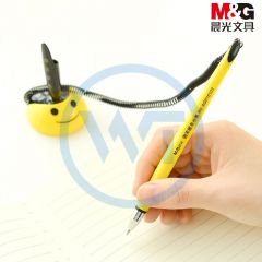 晨光 AGP16103 微笑服务台笔0.5mm 黑色