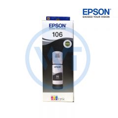 爱普生 106原装墨水 适用爱普生 L7188/L7180/L7160/ET-7750 照片黑色 70ml