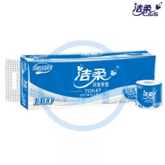 洁柔 0952（JJ177-10A） 三层空芯卷装卫生纸140g 10卷/提