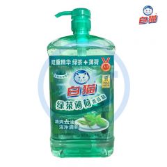 白猫 2134 绿茶薄荷洗洁精1.688kg