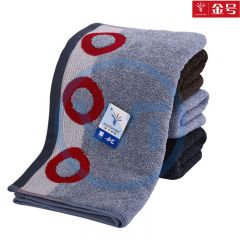 金号 GA1400 纯棉吸水花式线提缎毛巾（70*35cm）颜色随机