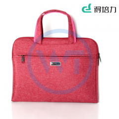 得培力(Depli) D-830 B4高档手提电脑包 玫红色