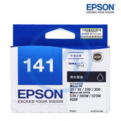 爱普生 141原装墨盒 T1411黑色 适用爱普生 ME33 35 330 350 560W 570W 约235页