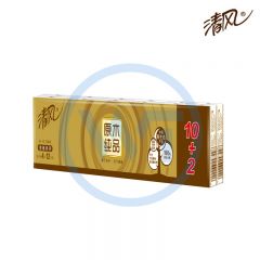 清风 6238 原木金装手帕纸4层8张12包/提 包装随机