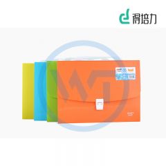 得培力(Depli) D-620 A4简约竖纹风琴包 13格 颜色随机