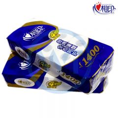 心相印 BT910 卫生纸4层空芯1400g 10卷/提