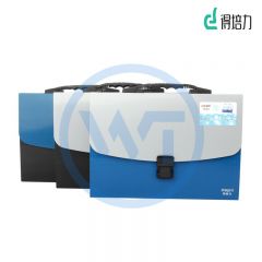 得培力(Depli) D-625 A4金属色树皮纹手提风琴包 13格 颜色随机