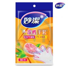 妙洁 0720 一次性PE手套 80只/包