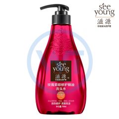 滋源 3432 玫瑰柔顺修护精油洗头水 750ml