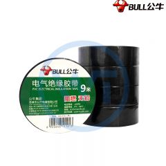 公牛 PVC防水阻燃电工胶布/绝缘胶带9米 颜色随机