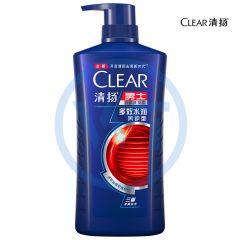 清扬 2251 男士去屑洗发露多效水润型蓝瓶650g