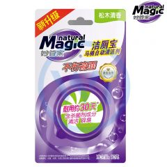 妙管家 0039 洁厕宝马桶自动清洁剂（松木清香）50g/卡