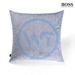 BOSS HBKD-001 绣花LOGO灯芯绒靠垫 灰色 45*45cm