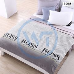 BOSS HBMT-019 格纹被套毯 200*230cm