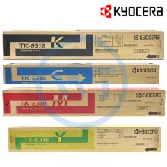 京瓷 TK-8318墨粉盒四色套装 适用京瓷 TASKalfa 2550ci