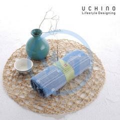 UCHINO JD5321-N-B 古系列1条装（蓝色） 毛巾礼盒