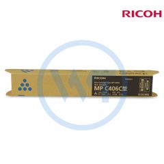 理光 MPC406C 蓝色碳粉盒/墨粉盒 适用MP C406ZSP/MP C407SP 约8000页