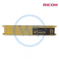 理光 MPC406C 黄色碳粉盒/墨粉盒 适用MP C406ZSP/MP C407SP 约8000页