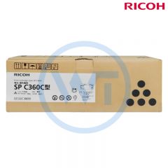 理光 SP C360C 黑色标准容量墨粉盒 适用理光SP C360DNw/C360SFNw 2500页