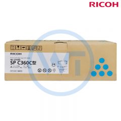 理光 SP C360C 蓝色标准容量墨粉盒 适用理光SP C360DNw/C360SFNw 1500页