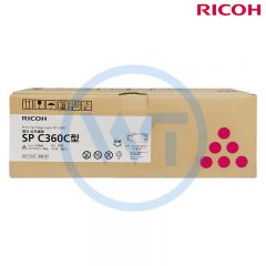 理光 SP C360C 红色标准容量墨粉盒 适用理光SP C360DNw/C360SFNw 1500页