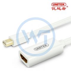 优越者 Y-6345WH Mini DP转HDMI转换器 0.15米