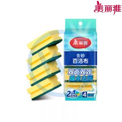 美丽雅 8133 含砂百洁布10cm*7cm 4片/包
