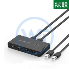 绿联 US216 USB2.0二进四出切换器（30767）
