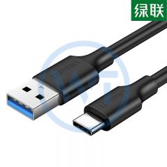 绿联 US184 USB3.0转Type-C数据线1米 黑色（20882）