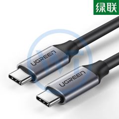 绿联 US161 TYPE-C公对公数据线1米 黑色