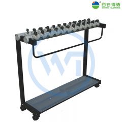 白云清洁 AF12259 24头铝合金雨伞架 灰色