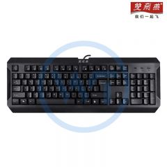 双飞燕 K-100U USB接口防水有线键盘 黑色