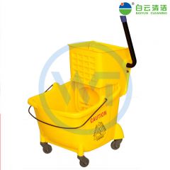 白云清洁 AF08090 单桶榨水车/手压式挤水桶 42L