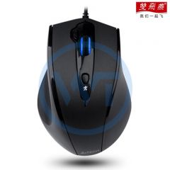 双飞燕 N-810FX 针光截屏有线鼠标 USB接口 黑色