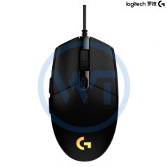 罗技 G102 有线鼠标2米 USB接口 黑色