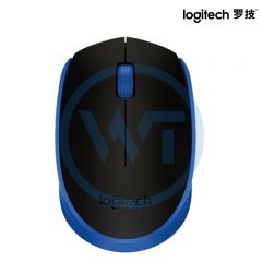 罗技 M171 无线鼠标（USB接收器）黑蓝