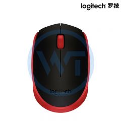 罗技 M171 无线鼠标（USB接收器）黑红