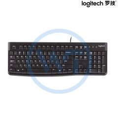 罗技 K120 有线办公键盘 USB接口 黑色
