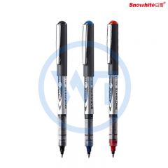白雪(snowhite) PVR-155 中性签字笔 0.5mm 子弹型 黑色 12支/盒